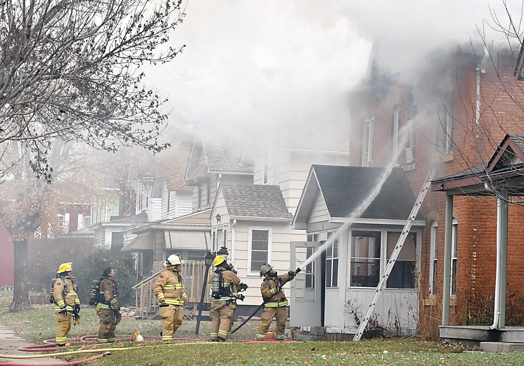 House fire 1